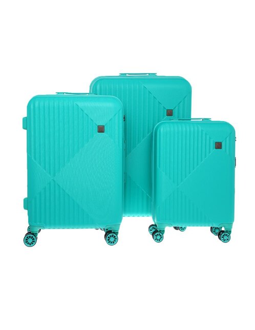 Set de 3 maletas Mobility turquesa en Liverpool