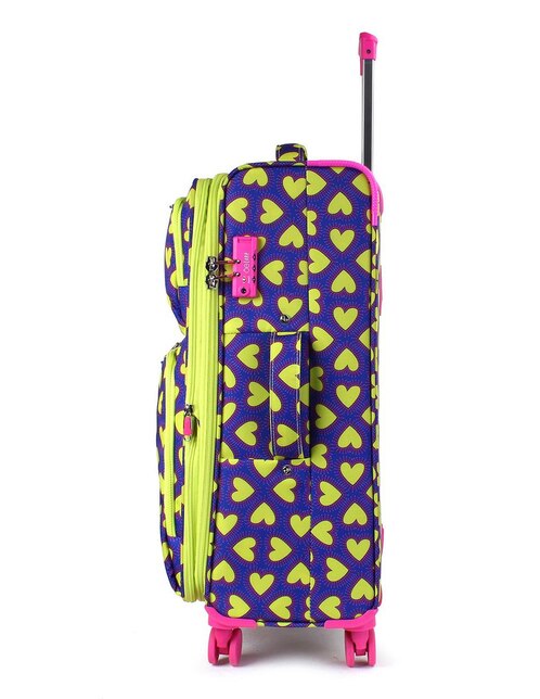 Maleta CLOE Agatha Ruiz de la Prada mediana Corazones azul eléctrico en  Liverpool