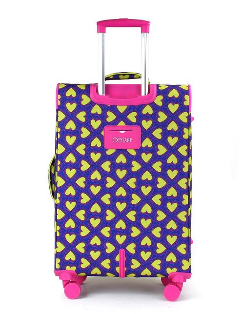 Maleta CLOE Agatha Ruiz de la Prada mediana Corazones azul eléctrico en  Liverpool