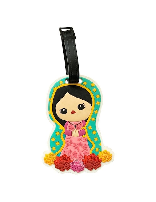 Identificador para maleta By México la Virgen de PVC