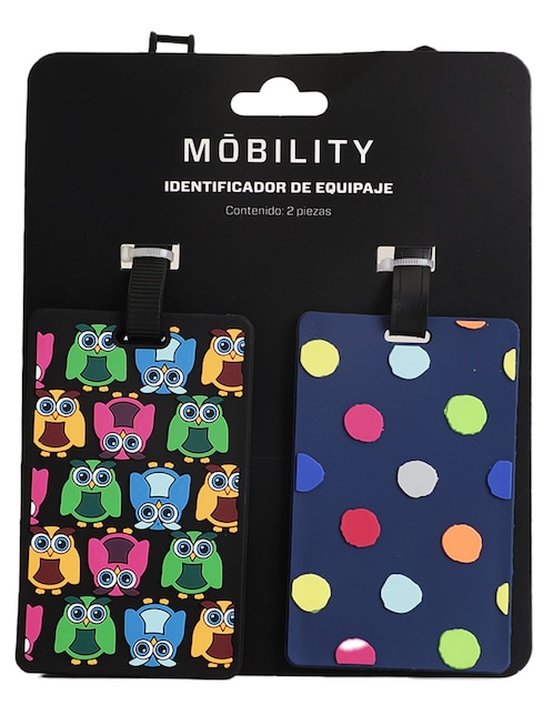 Set de identificadores Wavy forma rectangular de mezcla de materiales 1