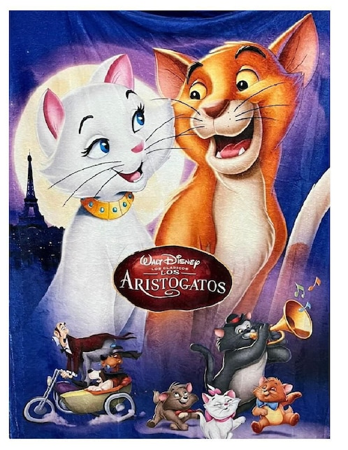 Imagen de producto Cobija de tejido suave Generica Aristogatos unisex