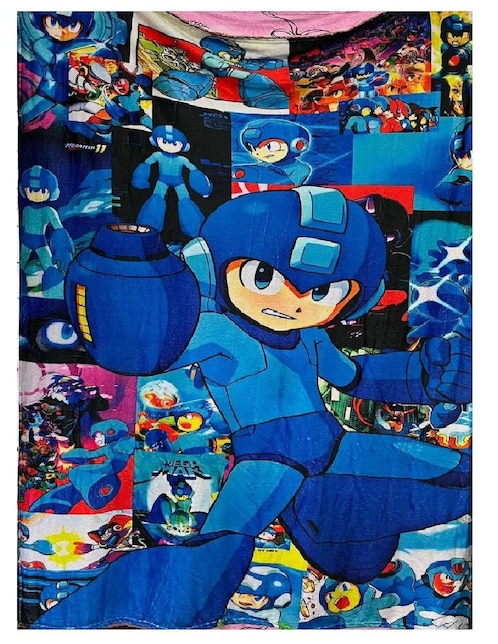 Cobija clásica de tejido suave Generica Mega man unisex