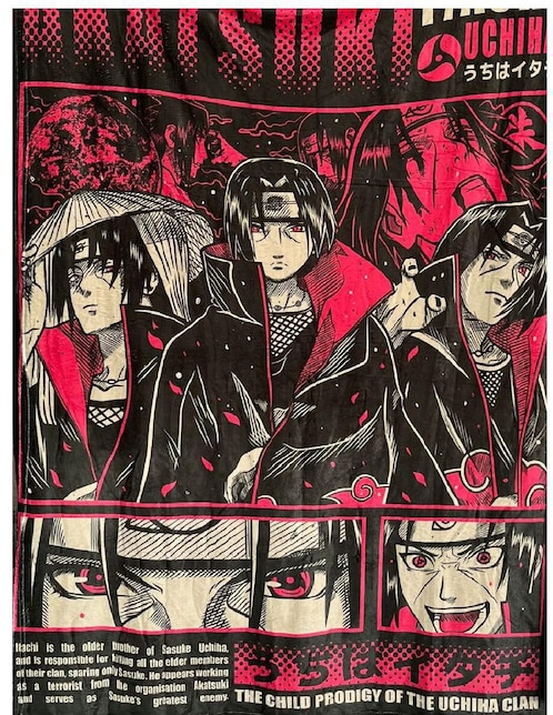 Cobija clásica de tejido suave Generica naruto unisex
