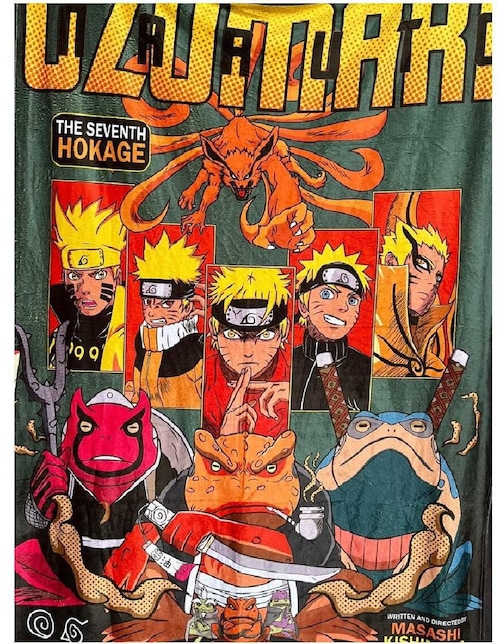 Cobija clásica de tejido suave Generica naruto unisex