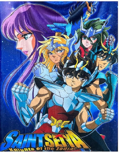 Cobija clásica de tejido suave Generica Saint Seiya Unisex