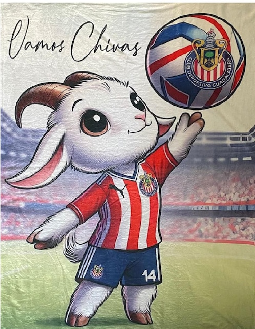 Cobija clásica de tejido suave Generica Chivas unisex