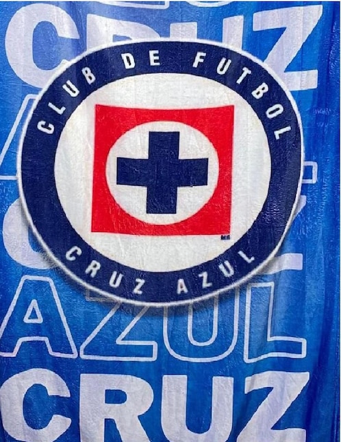 Cobija clásica de tejido suave Generica Cruz Azul unisex