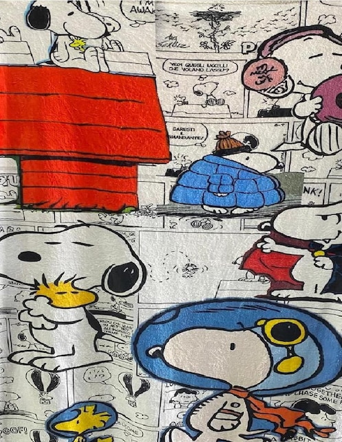 Cobija clásica de tejido suave Generica Snoopy Unisex