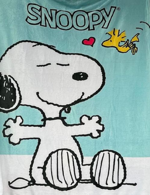Cobija de tejido suave Generica Snoopy unisex