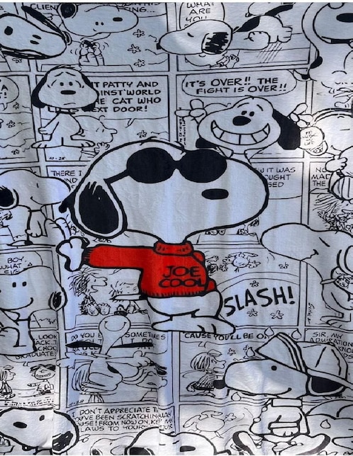 Cobija clásica de tejido suave Generica Snoopy unisex