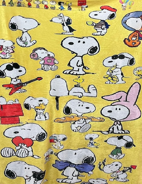 Cobija clásica de tejido suave Generica Snoopy Unisex