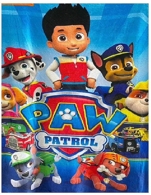 Cobija de tejido suave Generica Paw Patrol