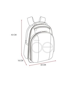 Mochila para viaje Cloe Ezil impermeable unisex