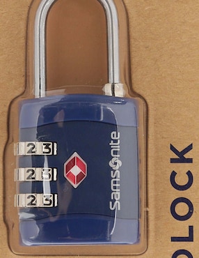 Candado Samsonite azul