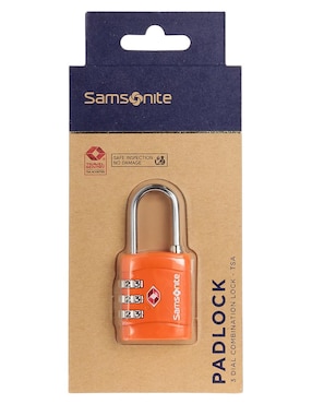 Candado Samsonite Naranja