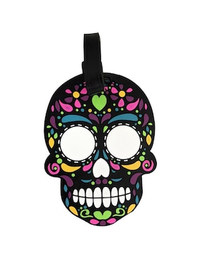Identificador para maleta By México calavera chumbalaca de PVC