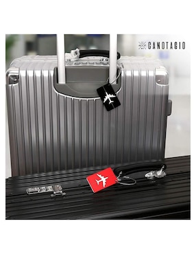 Identificador Canotagio forma rectangular de aluminio
