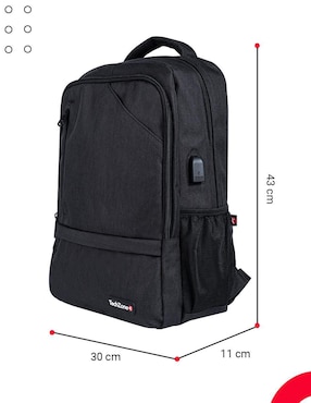 Mochila porta laptop Techzone Loud 15 pulgadas