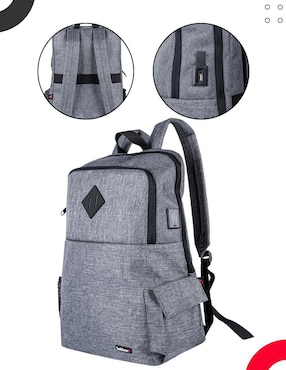 Mochila porta laptop Techzone 15.6 pulgadas