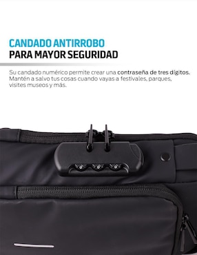 Mochila antirrobo Red Lemon impermeable unisex
