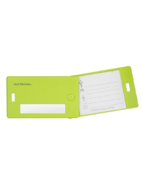 Identificador Travelon Luggage forma rectangular de plástico