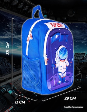 Mochila infantil NASA Techzone Astronauta 3D unisex
