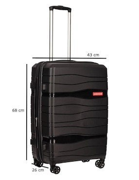 Maleta vertical de viaje Hardhead Albert