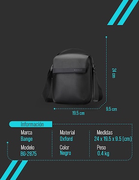 Mochila bandolera Bange impermeable unisex