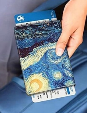 Porta pasaporte Mamá Pulpo Noche Estrellada