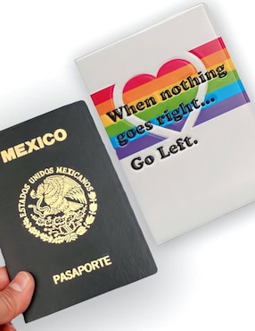 Porta pasaporte Mamá Pulpo Go Left