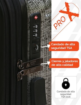 Maleta con ruedas de mano Armored Travel