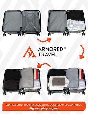 Maleta con ruedas de mano Armored Travel