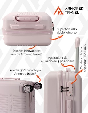 Maleta con ruedas de mano Armored Travel