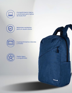 Mochila porta laptop Techzone Basic 15.6 pulgadas