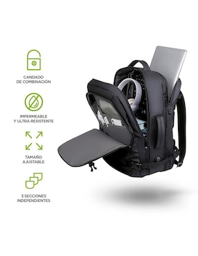 Mochila para viaje Hikeo impermeable unisex