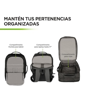 Mochila para viaje Hikeo impermeable unisex