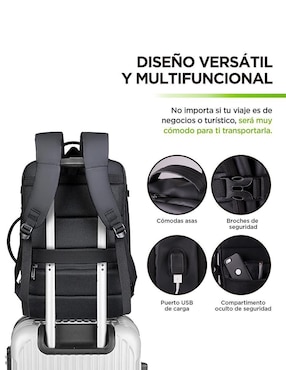 Mochila para viaje Hikeo impermeable unisex