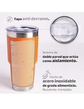 Termo Wünd de acero inoxidable con tapa rosca 820 ml