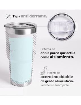 Termo Wünd de acero inoxidable con tapa rosca 820 ml