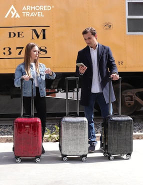 Maleta con ruedas de mano Armored Travel