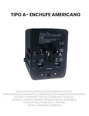 Adaptador multipuertos Happy Life