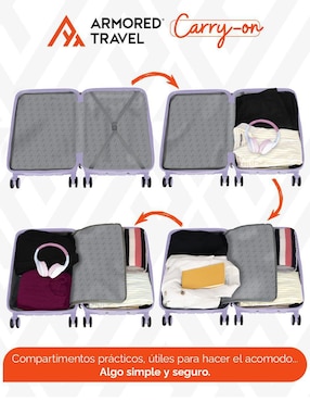 Maleta con ruedas de mano Armored Travel