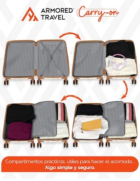 Maleta con ruedas de mano Armored Travel