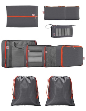 Set Neceser Armored Travel 10 Piezas Unisex