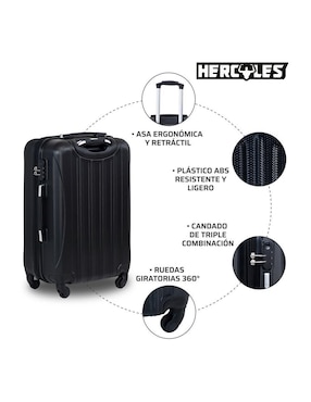 Maleta con ruedas de viaje Hercules