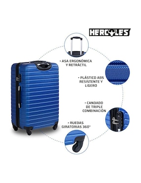 Maleta con ruedas de viaje Hercules
