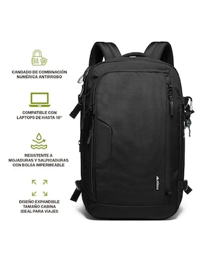 Mochila para viaje Hikeo Expandible Antirrobo impermeable unisex
