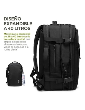 Mochila para viaje Hikeo Expandible Antirrobo impermeable unisex