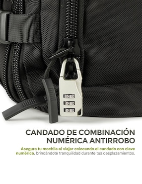 Mochila para viaje Hikeo Expandible Antirrobo impermeable unisex